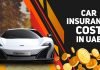 Car Insurance cost UAE