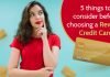 5 things to notice rewards card