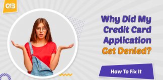 Credit card application get denied