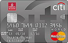 Emirates Citi Rewards Card
